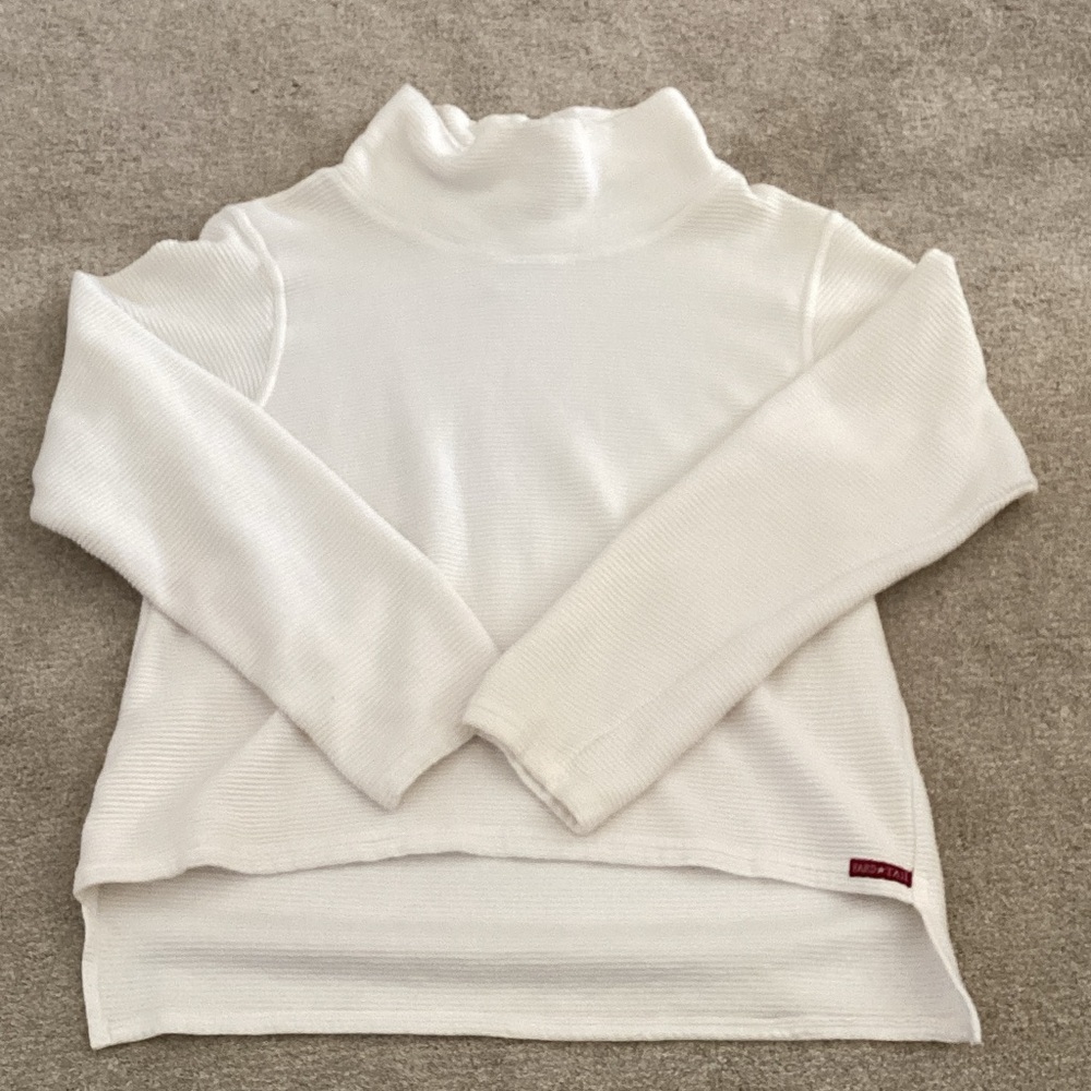 Hard Tail Cream Cowl Neck Sweater - Picture 3 of 5